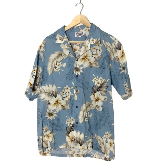Vintage Other - Vintage 90s hibiscus floral Hawaiian shirt XL